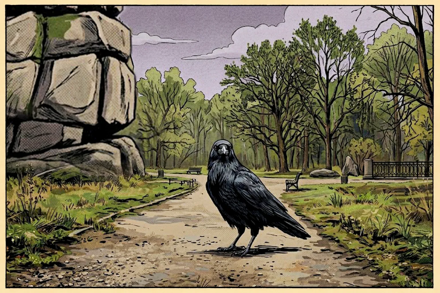 Illustration de la nouvelle Le pion