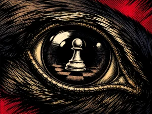 Illustration de l'article de présentation de la nouvelle Le pion
